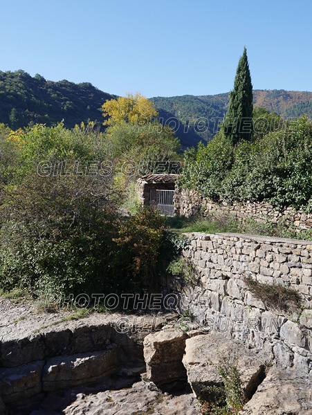 Chemin de Grande Randonnes  la limite sud du Parc Naturel Rgional des Monts d'Ardche - Cvennes 2021