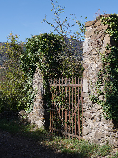 Chemin de Grande Randonnes  la limite sud du Parc Naturel Rgional des Monts d'Ardche - Cvennes 2021