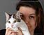 Portrait studio d'une jeune femme avec un chat  - 26