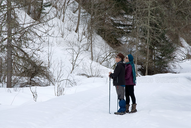 Randonne pdestre en hivers dans le Parc National des Ecrins