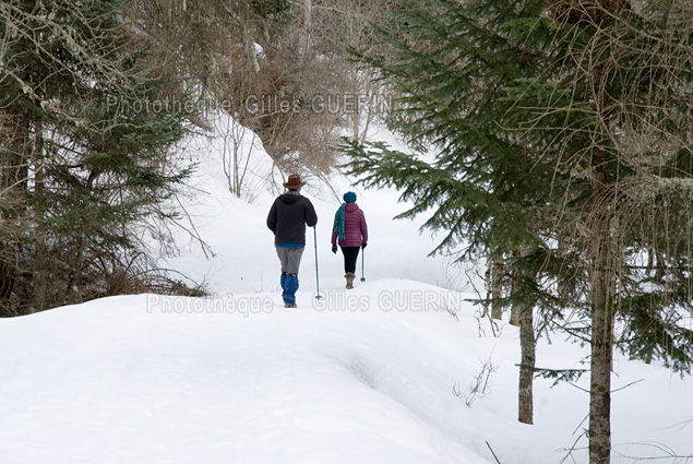 Randonne pdestre en hivers dans le Parc National des Ecrins