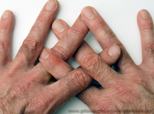 Photomontage - Doigts emm�l�s
